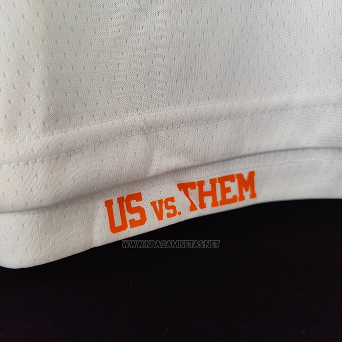 Camiseta NCAA Texas Kevin Durant Blanco